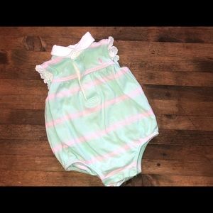 CALVIN KLEIN- Polo Style onesie